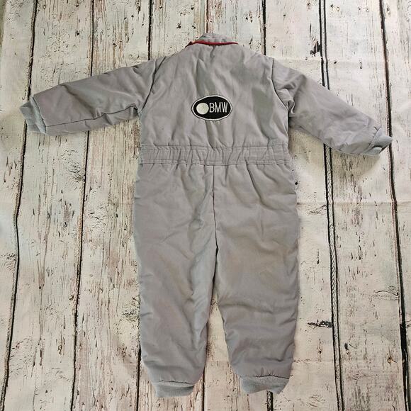 Vintage Tootsie Roll Car Racing Patches Puffer Jump Suit Size 5 - Picture 3 of 14